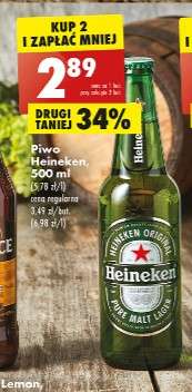 Piwo Heineken 0.5l Biedronka