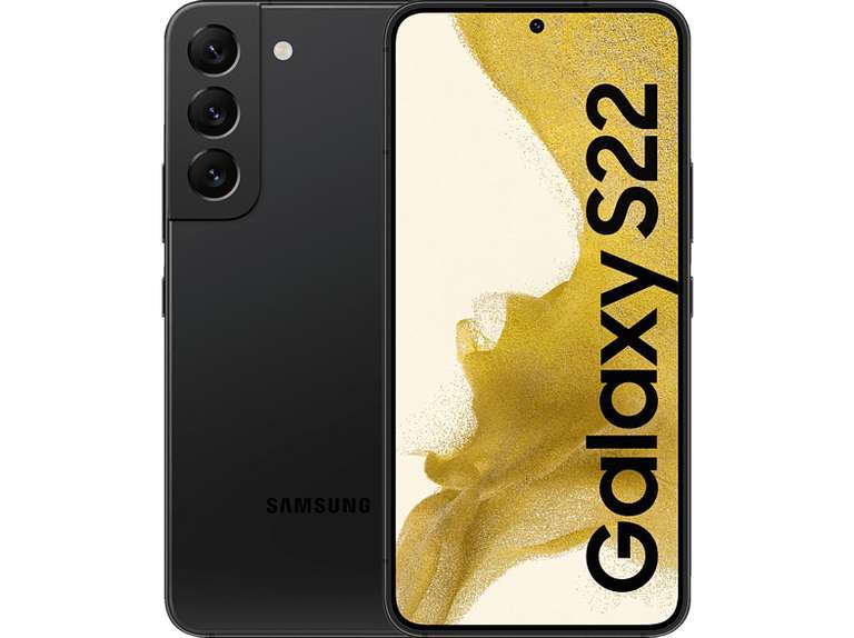 Smarfon SAMSUNG Galaxy S22 5G 256GB Phantom Black Dual SIM [ 646,22 € ] Mediamarkt.de