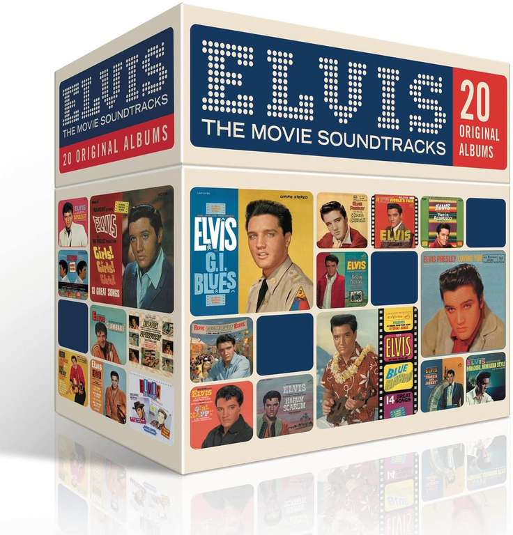 Kolekcja The Perfect - Elvis: The Movie Soundtracks - 20 płyt, około 240 piosenek, wydanie kolekcjonerskie @ Amazon