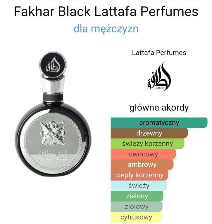Woda perfumowana Lattafa Fakhar Men NOTINO darmowy odbiór osobisty (z kodem men18 w aplikacji - 82,74zł)