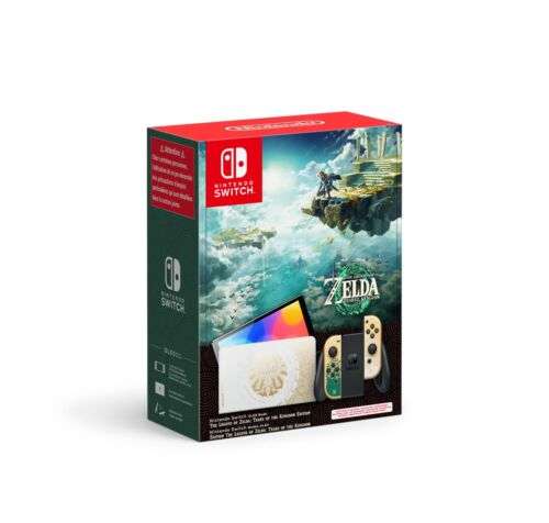 Konsola Nintendo Switch OLED (Legend of Zelda: Tears of Kingdom Edition) | 314,99€