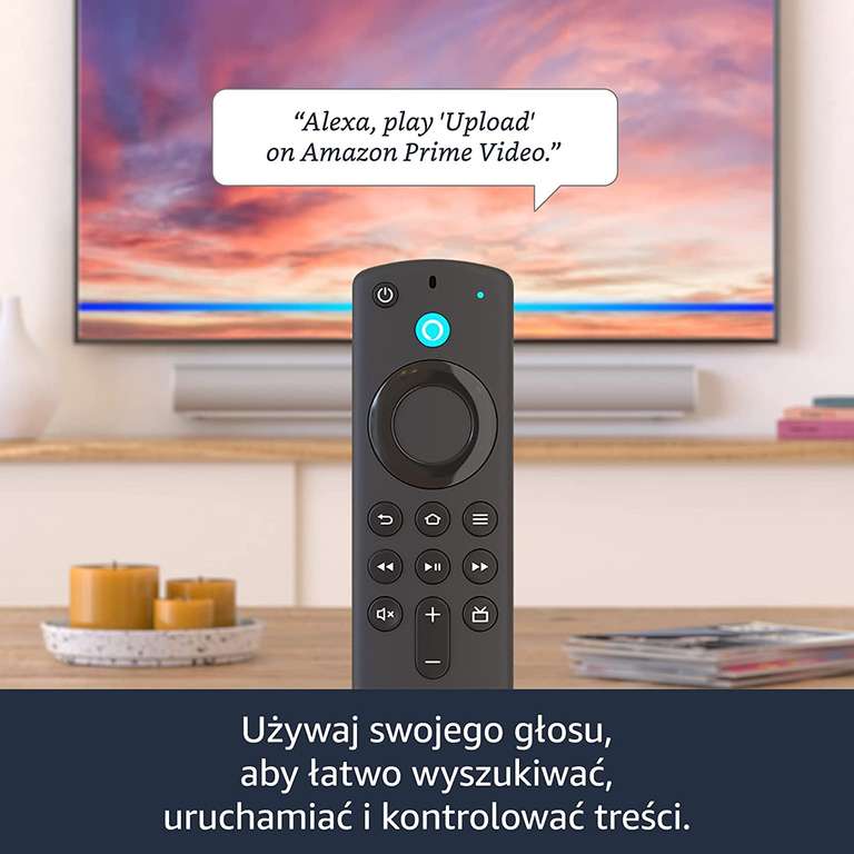 Fire TV Stick 4K Max, odtwarzacz multimedialny, Wi-Fi 6, Pilot Alexa Voice Remote (pozwala sterować telewizorem) @ Amazon