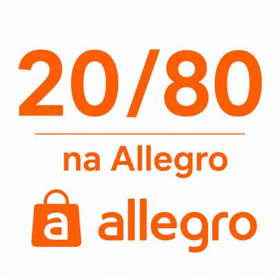 Kupon -20/80 do 23.08 Allegro Dowolne zakupy (dla wybranych)