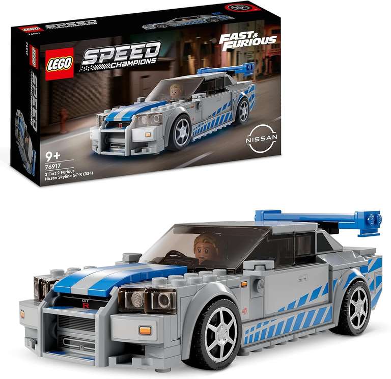 LEGO Speed Champions Nissan Skyline GT-R (R34) z filmu „Za szybcy, za wściekli”