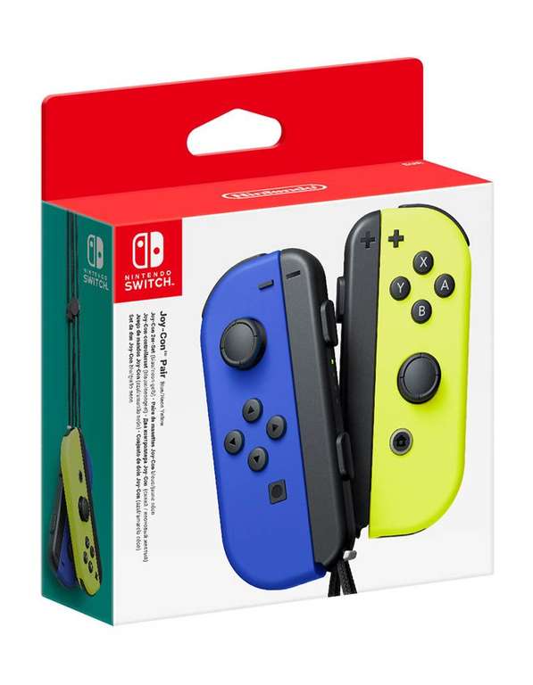 Nintendo kontrolery Joy-con blue/neon yellow