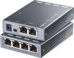 Switch Cudy FS1006PL 6-portowy przełącznik PoE+ 60 W, 4 x 10/100 Mbit/s porty PoE+, tryb CCTV