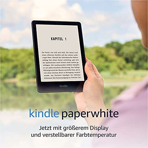 Kindle Paperwhite 16GB REFURB czarny, niebieski (Signature 32GB REFURB zielony, czarny, niebieski - 586 zł)