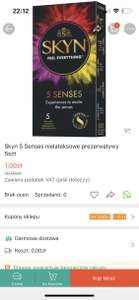 Prezerwatywy Skyn 5 Senses - dla nowych