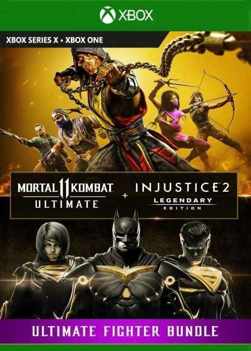 Gra Mortal Kombat 11 Ultimate + Injustice 2 Legendary Edition Bundle AR XBOX One / Xbox Series X|S CD Key - wymagany VPN