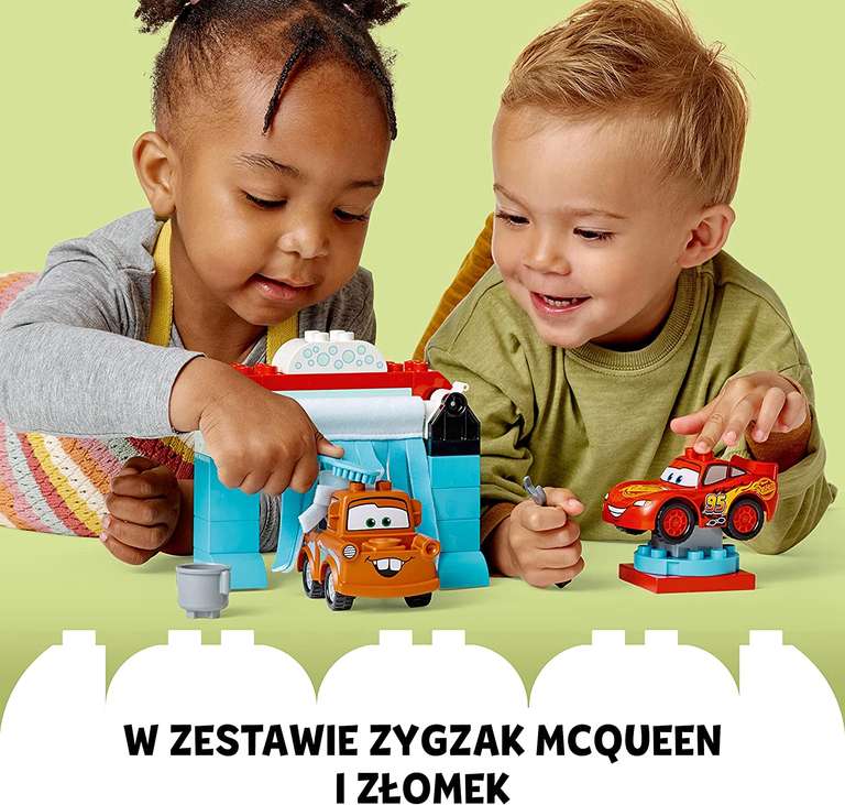 LEGO 10996 DUPLO | Disney and Pixar’s Cars Zygzak McQueen i Złomek - Myjnia