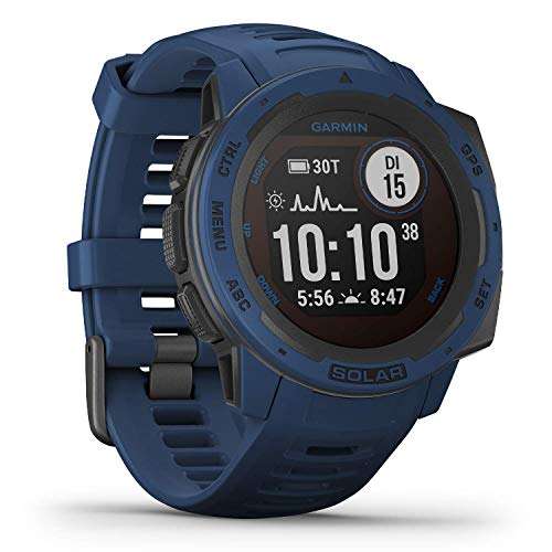 Smartwatch Garmin instinct solar niebieski (163,09 € z dostawą)