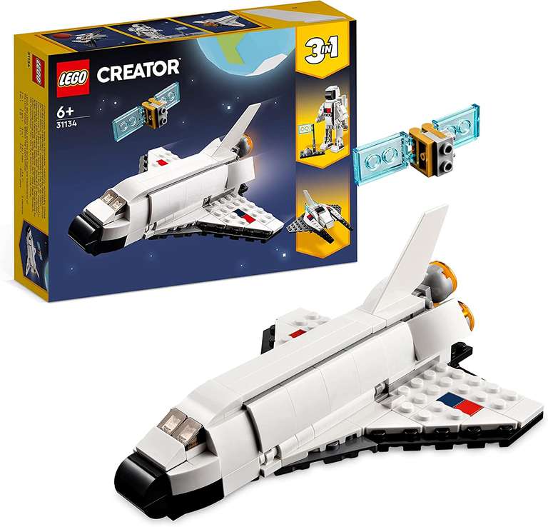 LEGO Creator 31134 - prom kosmiczny, astronauta, statek kosmiczny (darmowa dostawa Prime) @ Amazon