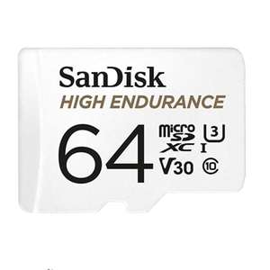 Karta pamięci SanDisk 64GB microSDXC High Endurance UHS-I U3 V30
