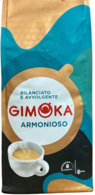 Kawa Gimoka Armonioso 500g ziarnista, 100% arabica