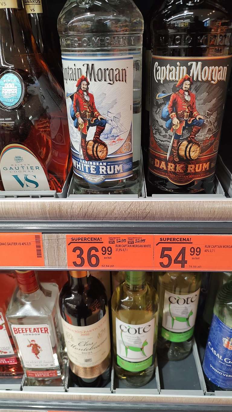 Rum Captain Morgan White 0,7 Biedronka