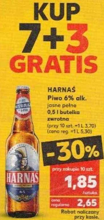 Piwo Harnaś 7+3GRATIS