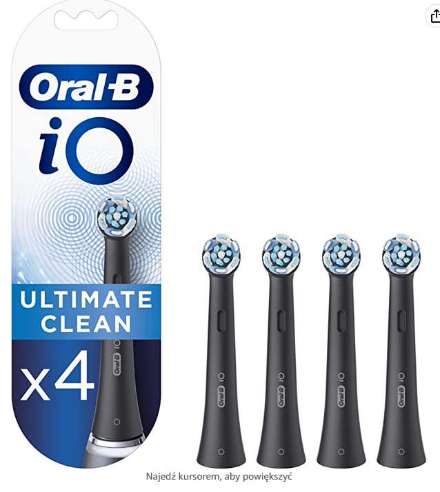4 Końcówki Ultimate Clean do szczoteczki ORAL-B iO