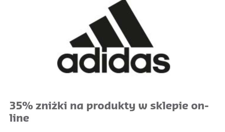 Adidas kod rabatowy -35% oraz -10% outlet