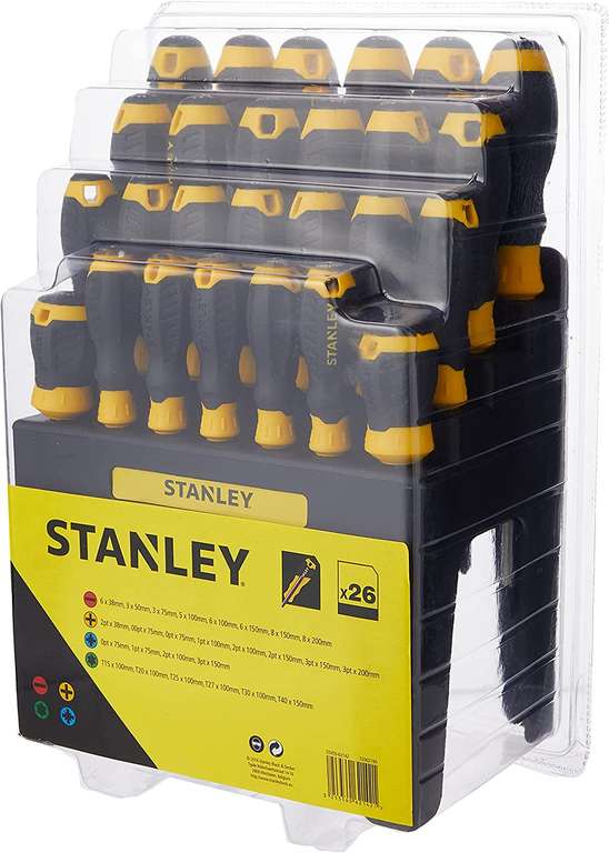 Stanley 062142 zestaw wkrętaków w stojaku, 26-częściowy (tylko prime)
