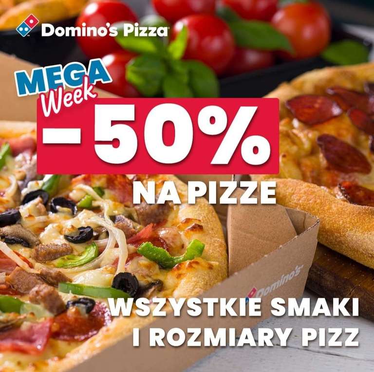 Domino's Pizza Mega Week: -50% na wszystkie pizze