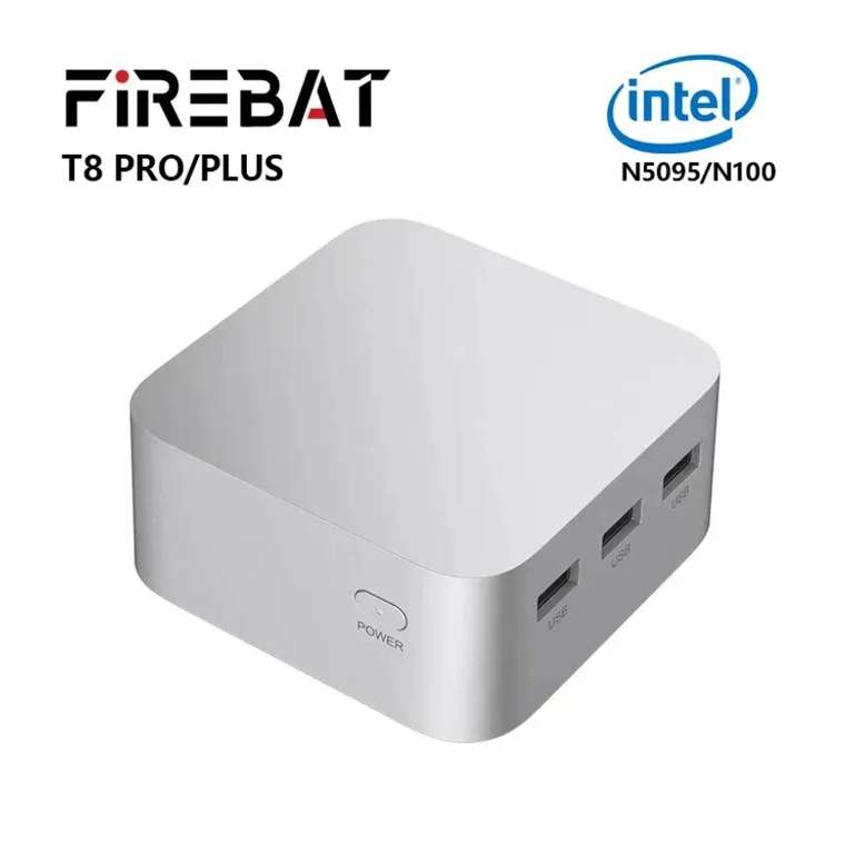 MiniPC FIREBAT T8 Pro/Plus N100 16G/512G (~466 PLN)