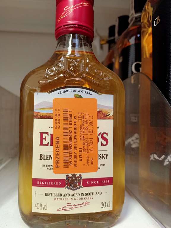 Whisky SIR EDWARD'S 0.2L