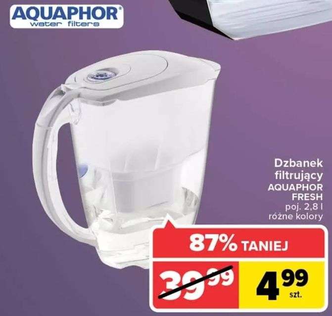 Dzbanek Aquaphor Fresh 2.8l Różne Kolory Carrefour