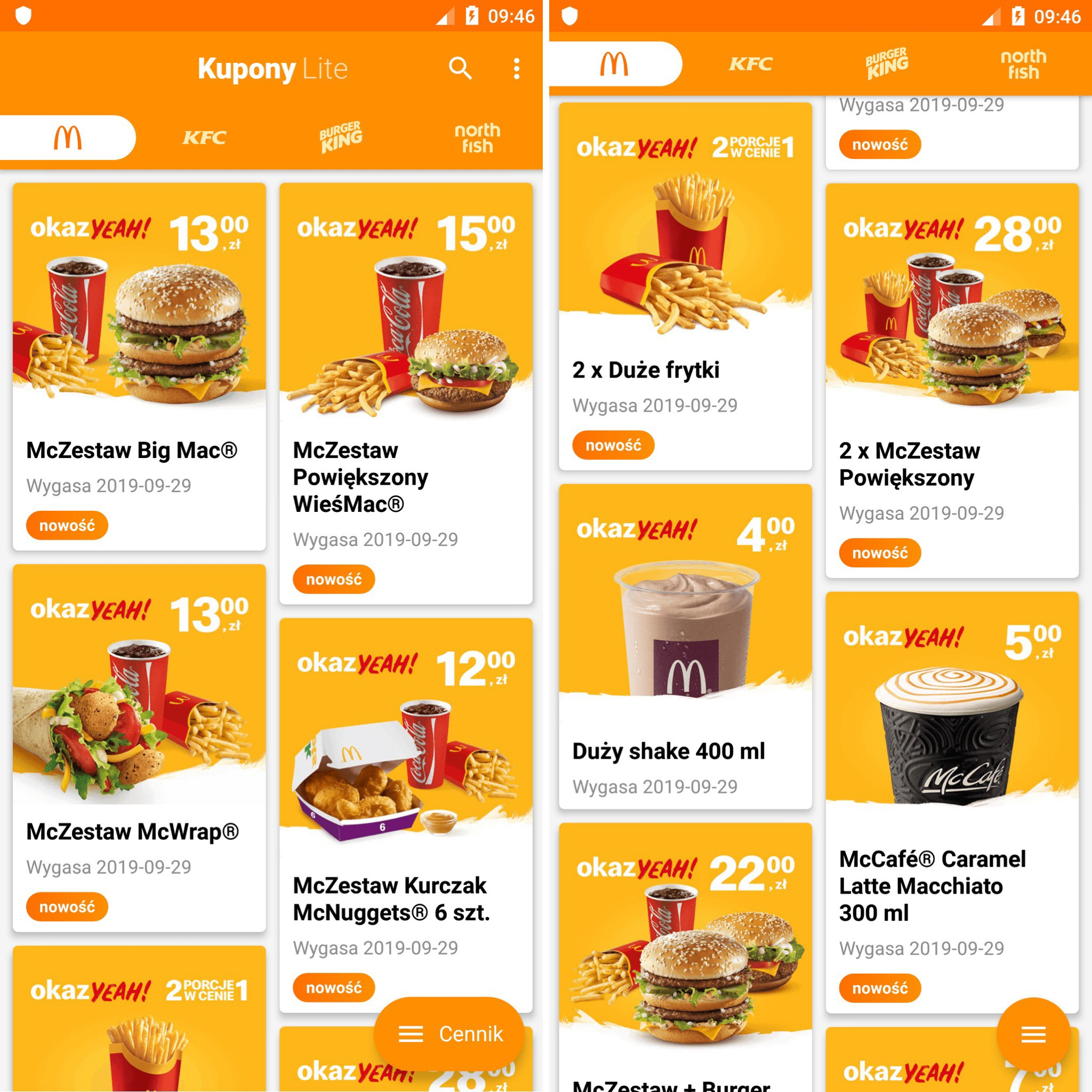 Kupony McDonald's wrzesień 2019 Pepper.pl