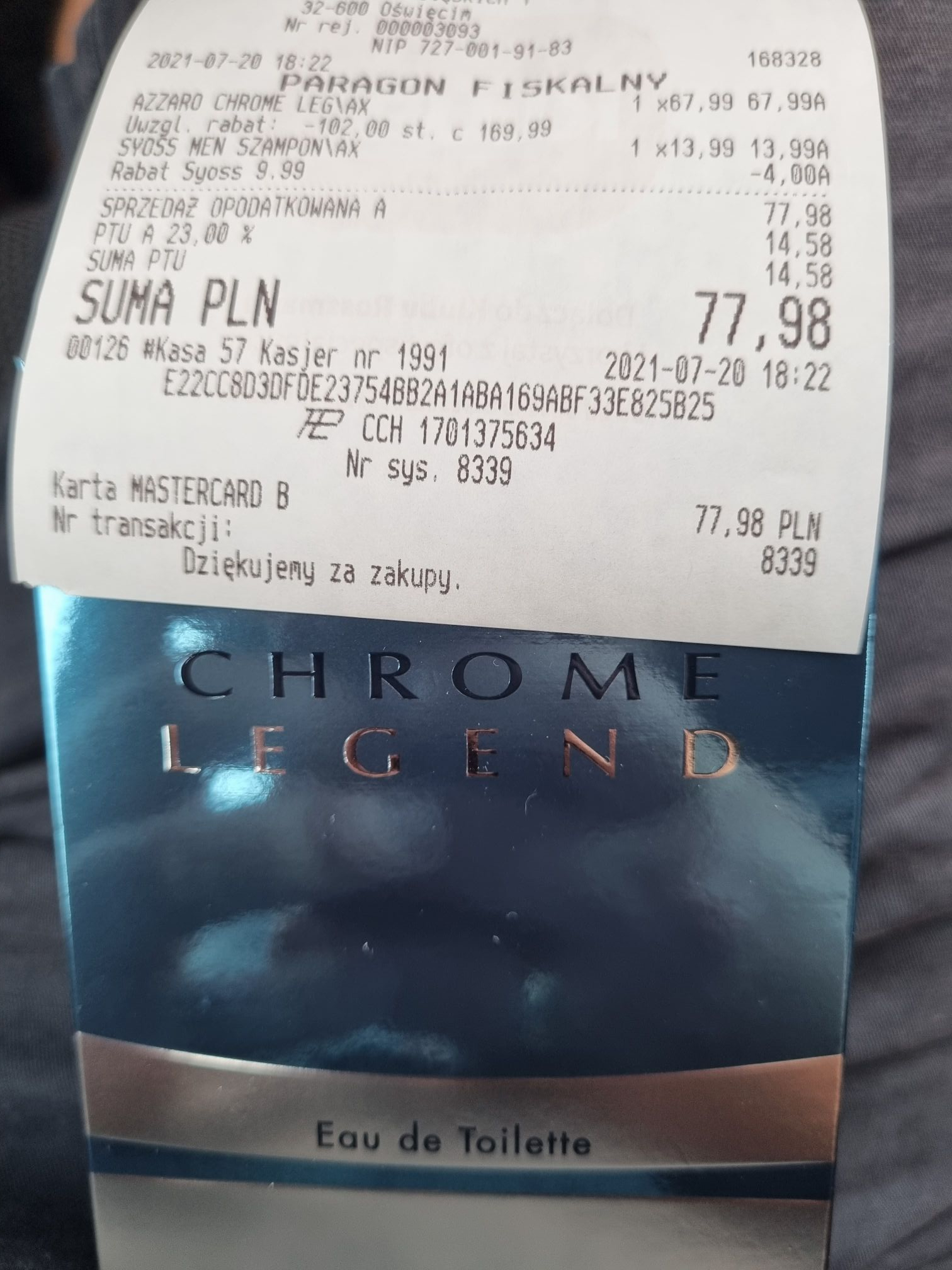 chrome azzaro rossmann